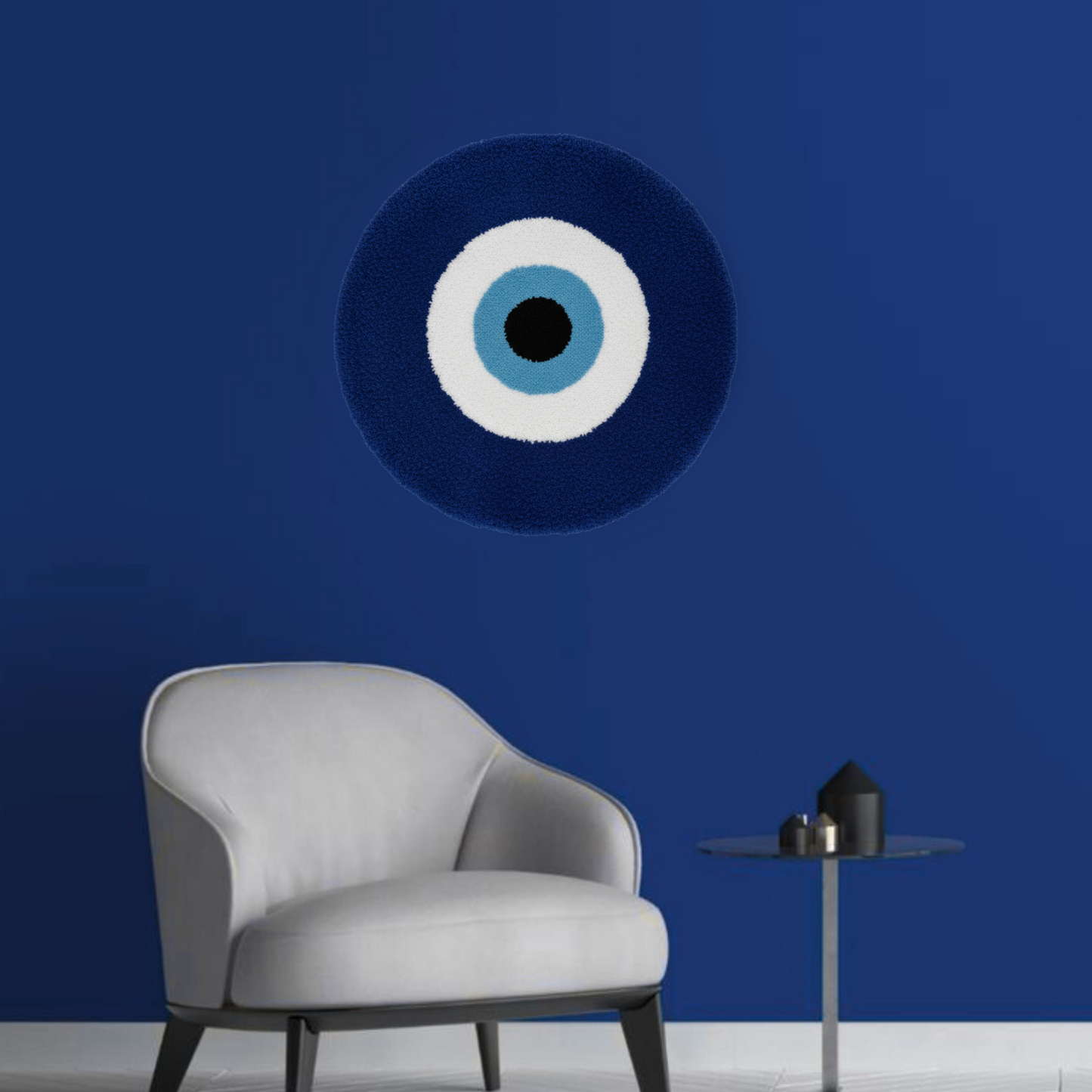 Evil eye rug