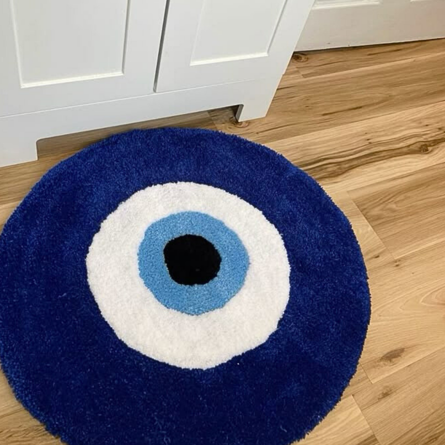 Evil eye rug