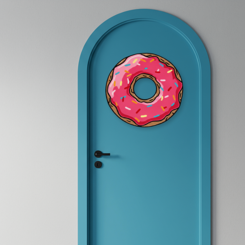 Cute donut rug