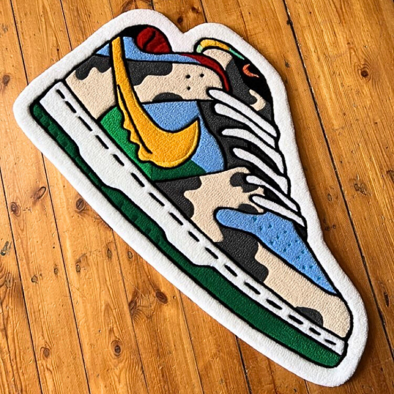 Nike Aesthetic Colourful Rug