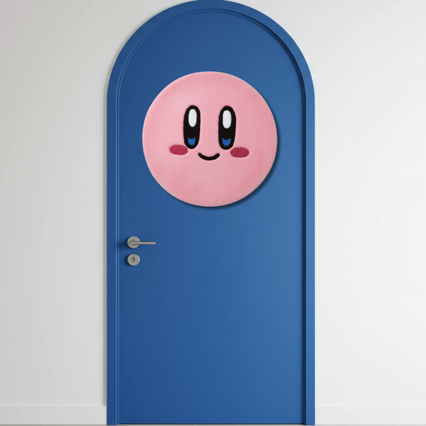 Kirby face rug