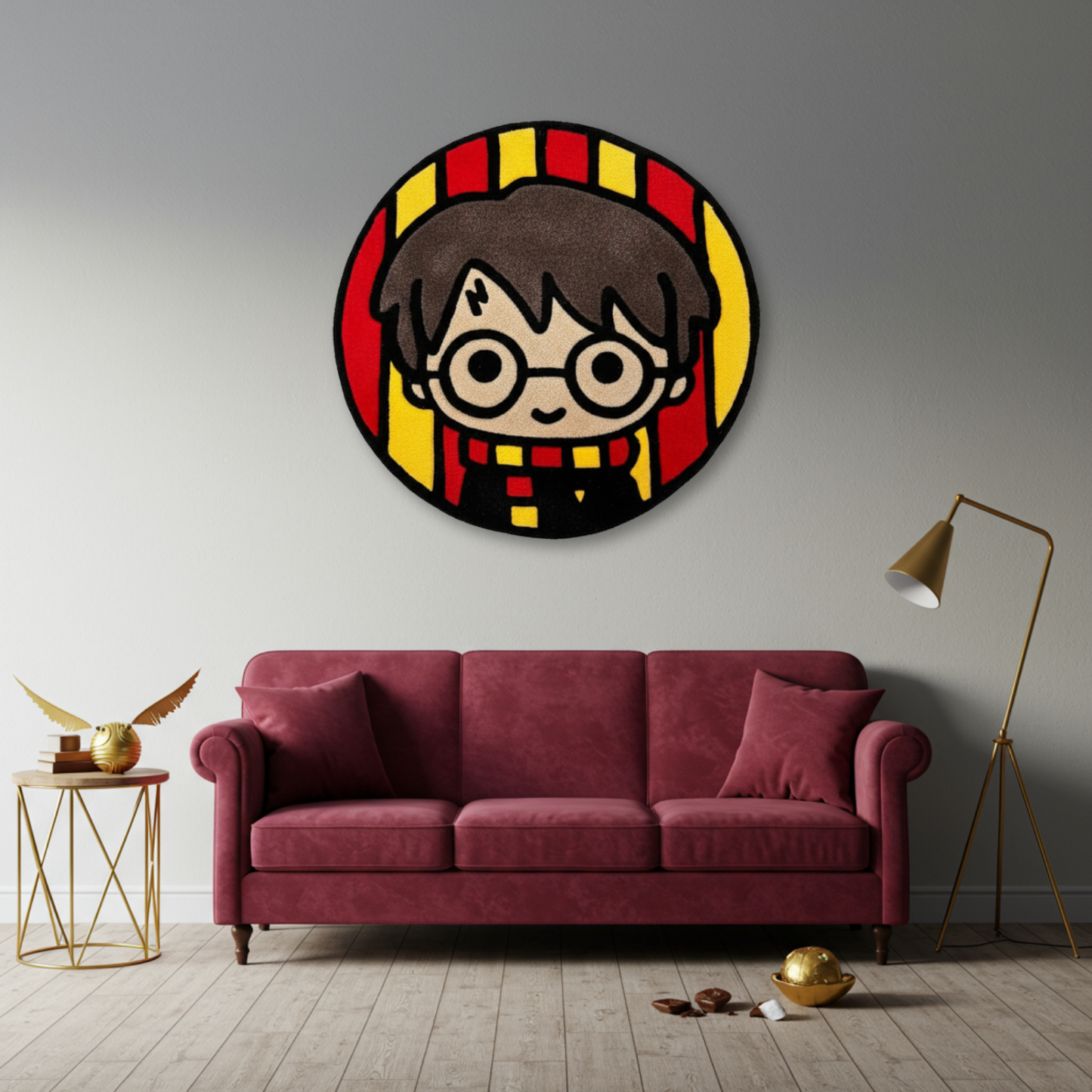 Harry Potter face rug