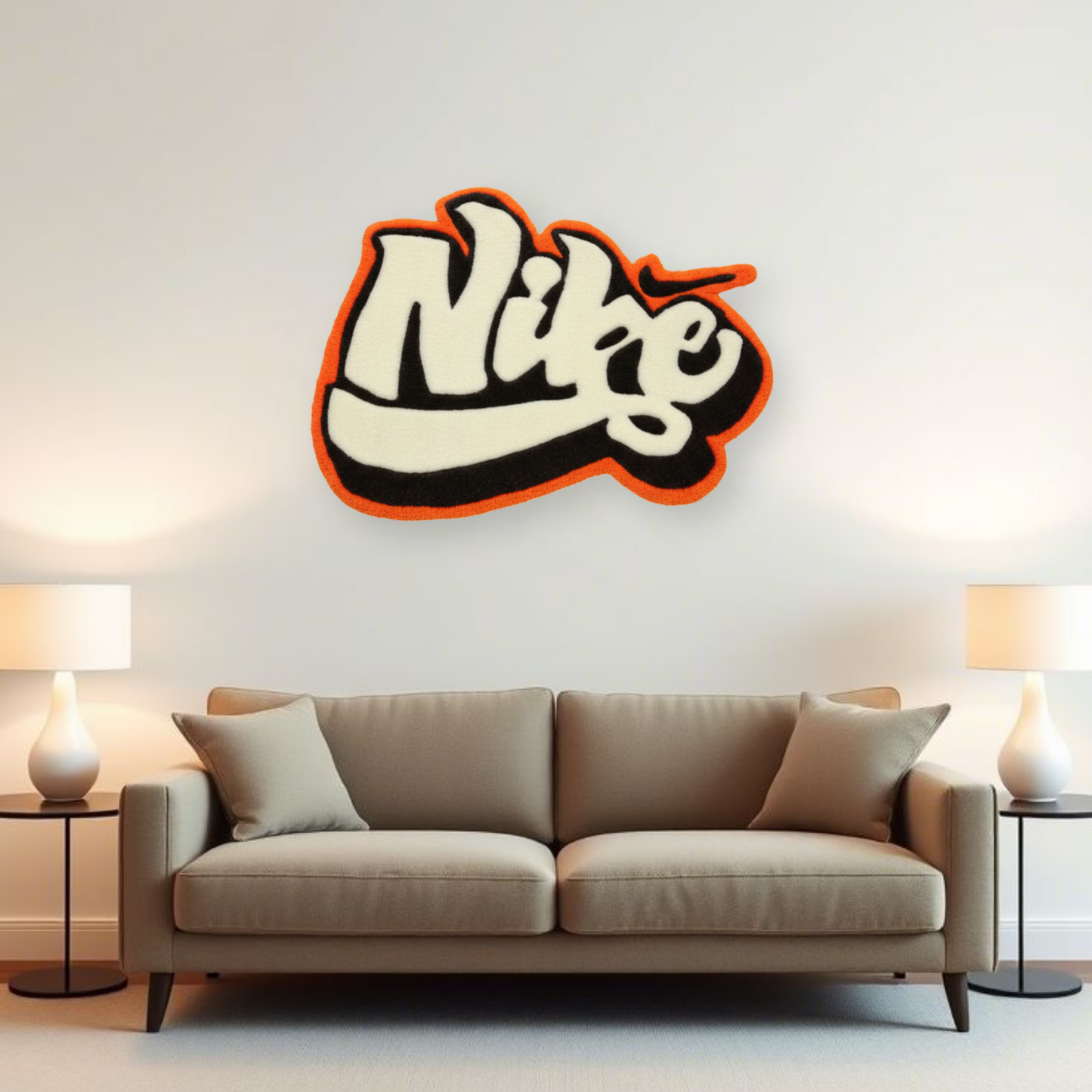 Nike in Cursive Rug