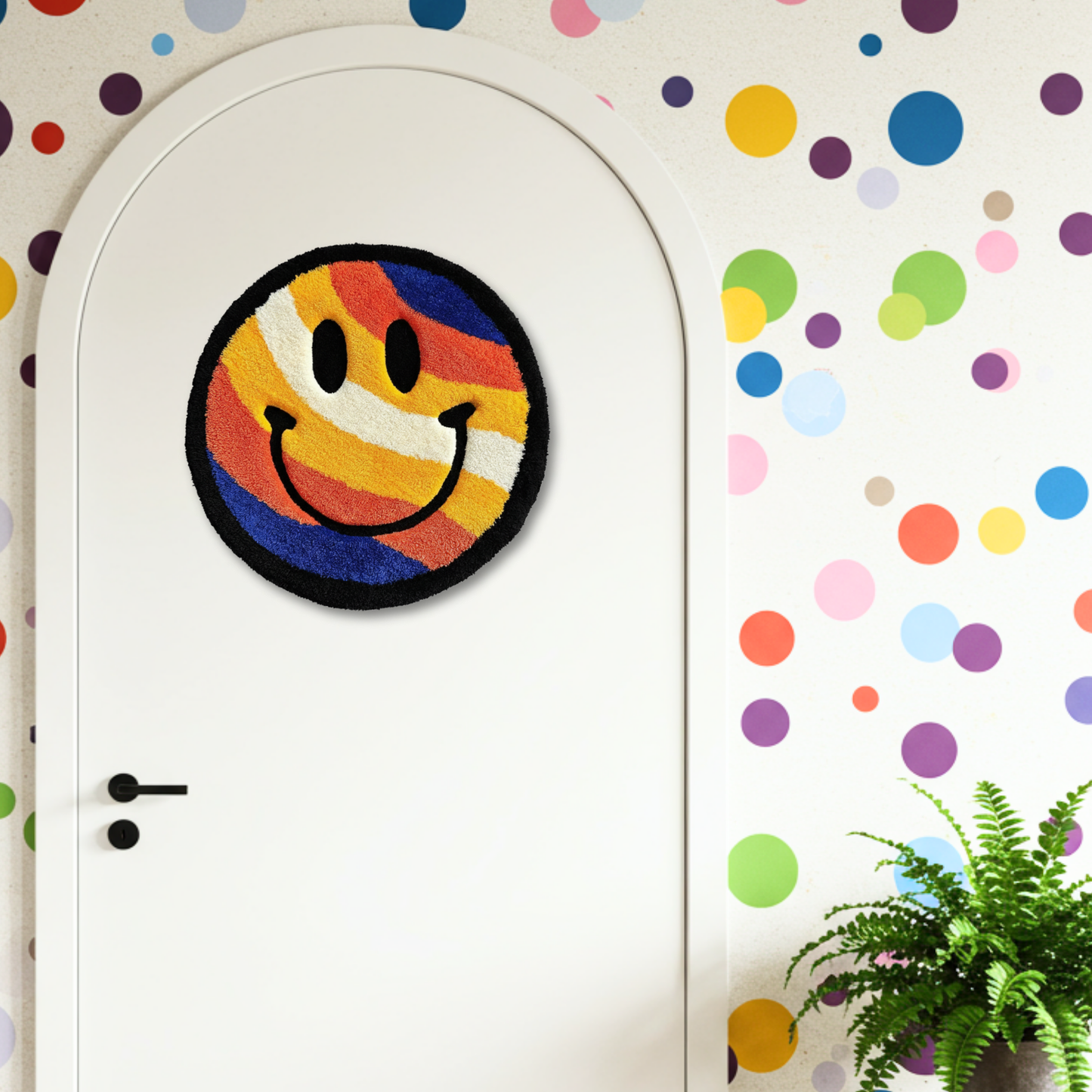 Multicolor smiley