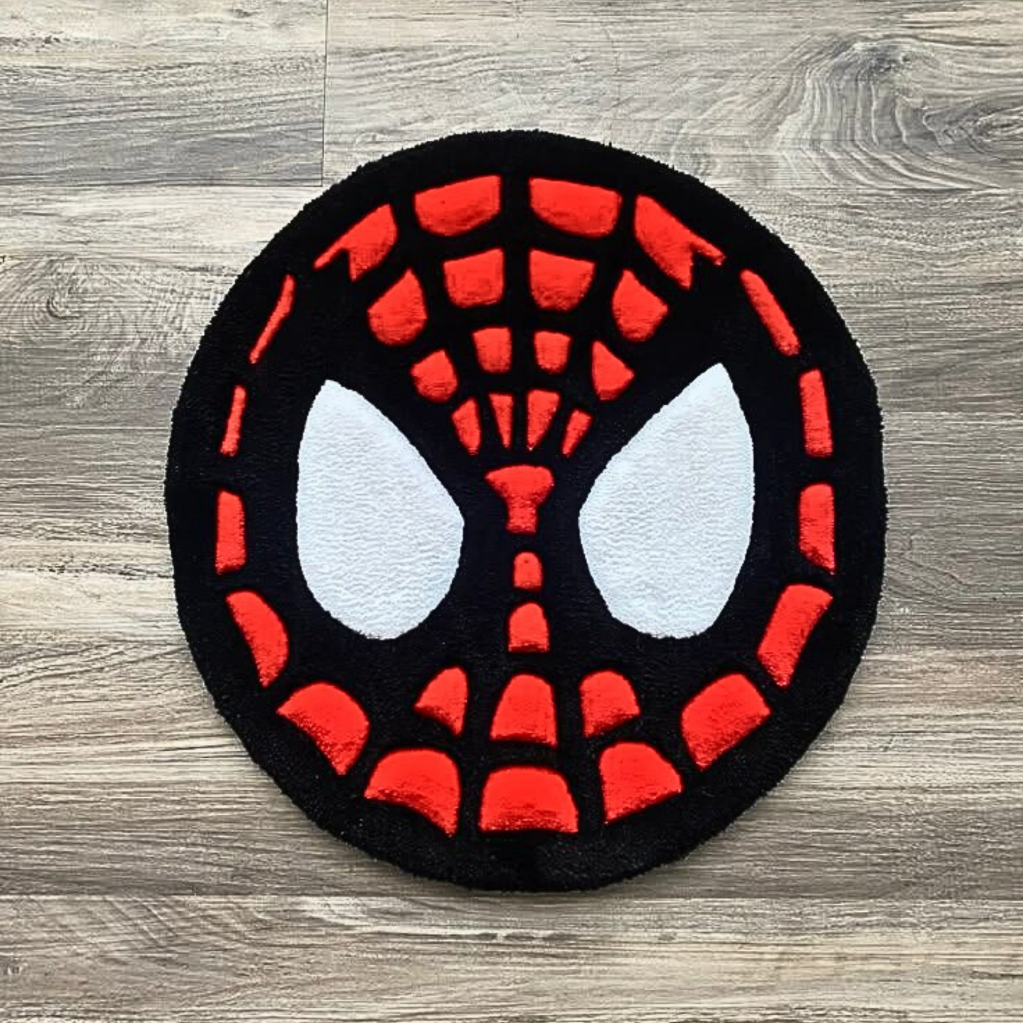 Spider-Man mask rug