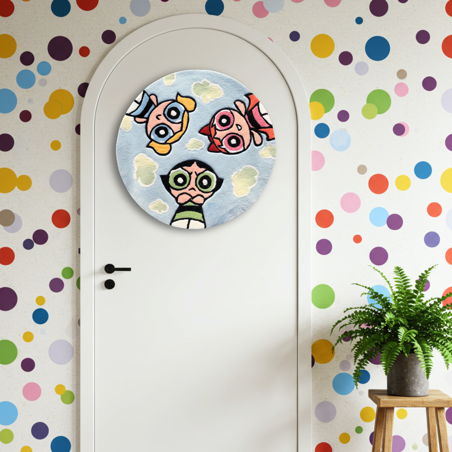 Power puff girls rug