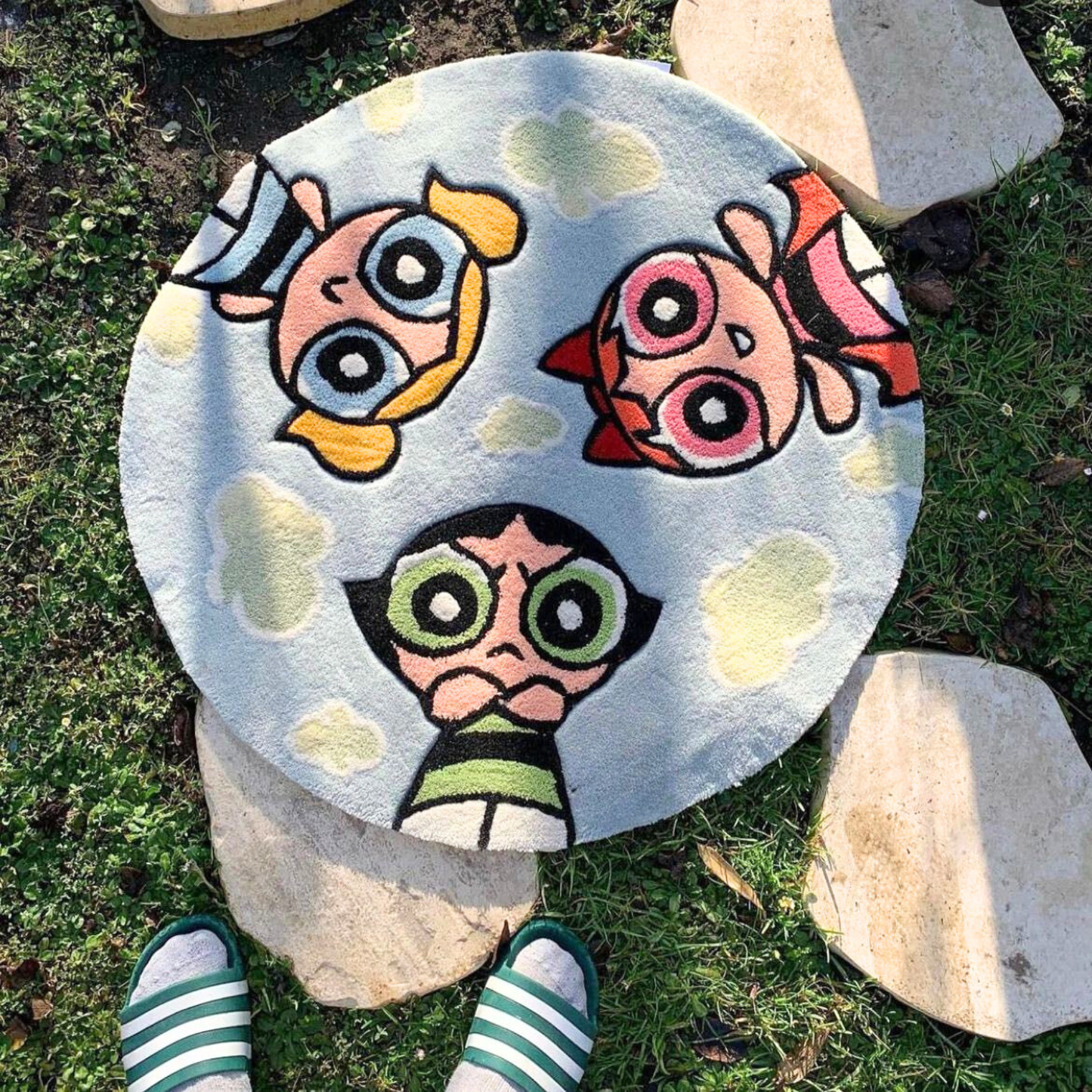 Power puff girls rug