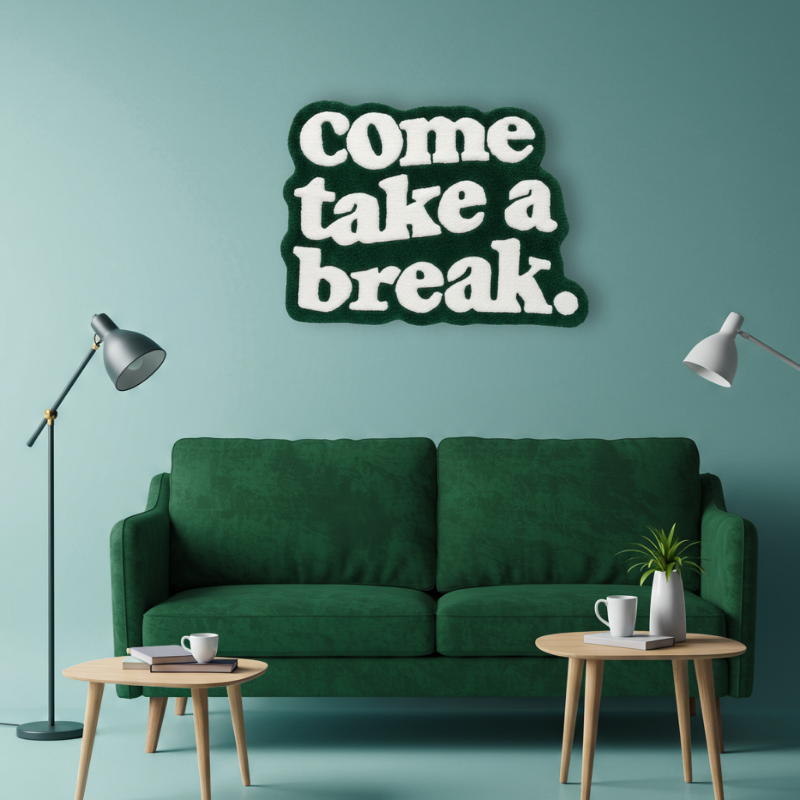 Come Take A Break Rug