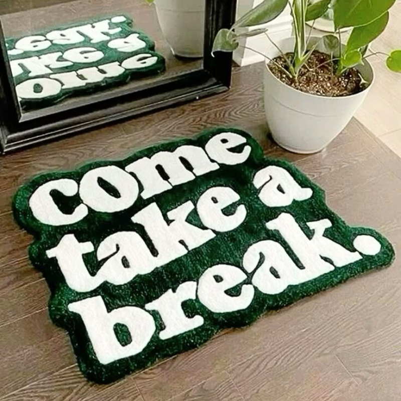 Come Take A Break Rug