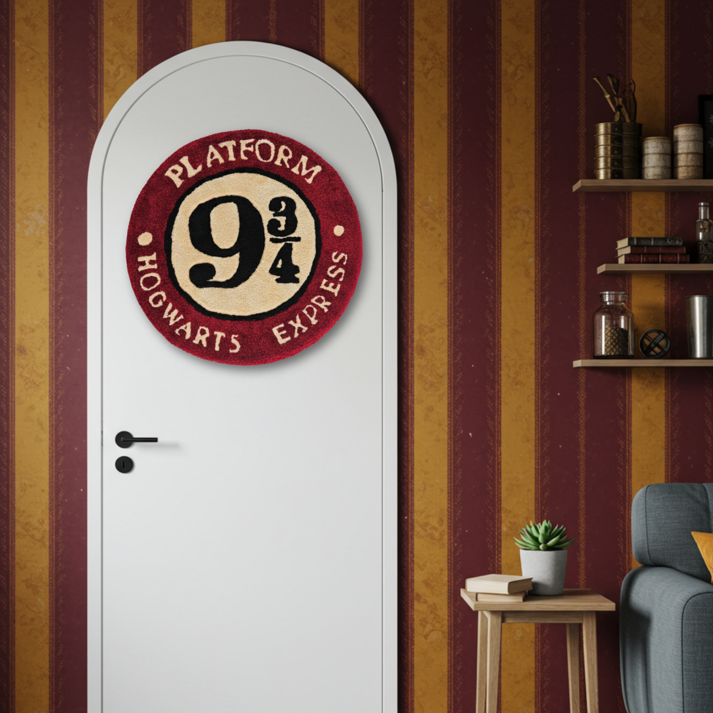Harry Potter platform 9 3/4 rug