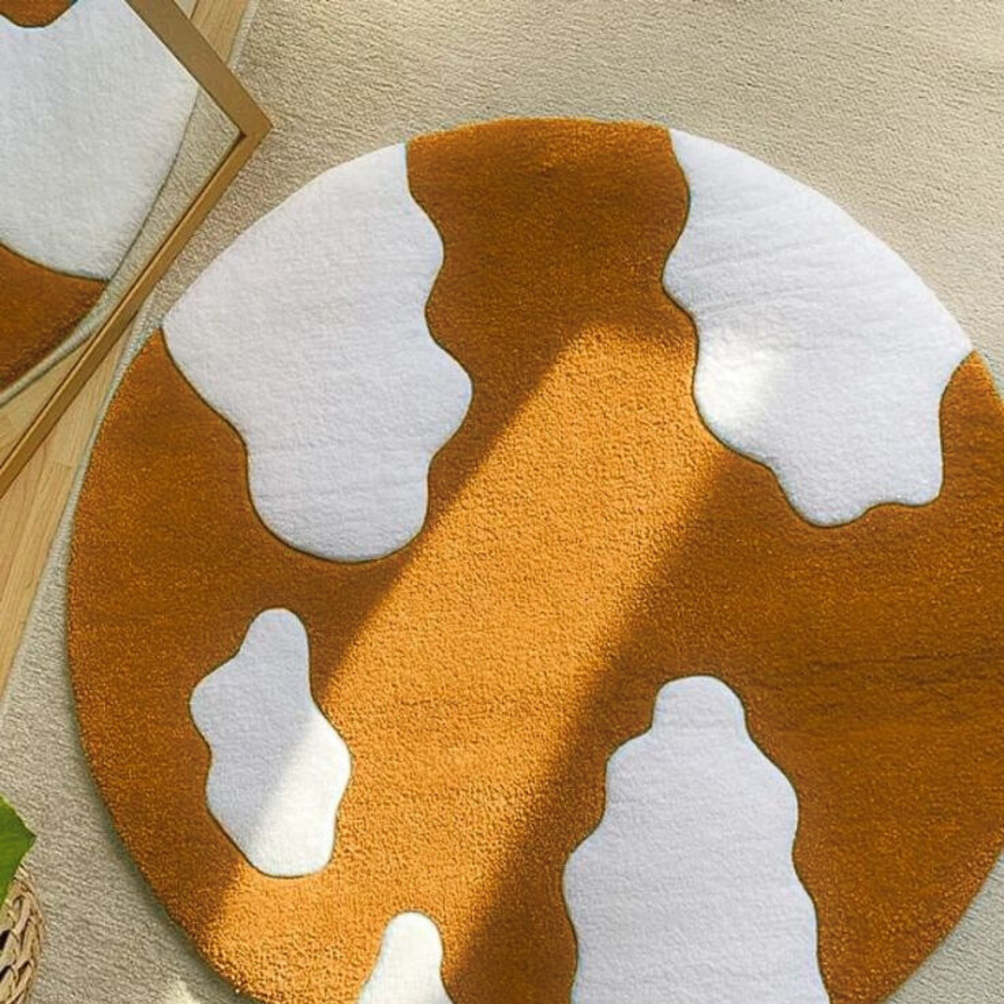 Abstract cloud rug