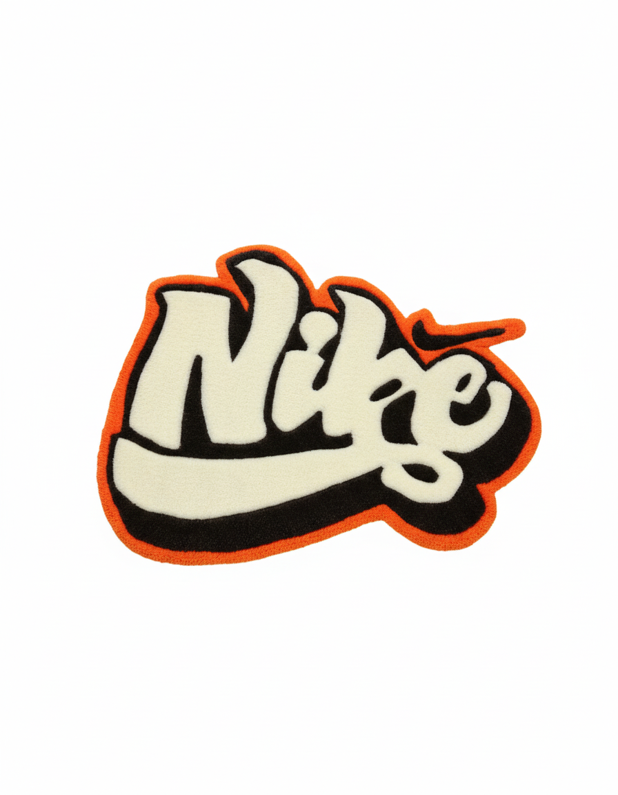 Nike in Cursive Rug
