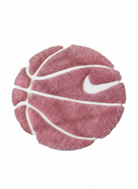 Pink Nike basketball rug