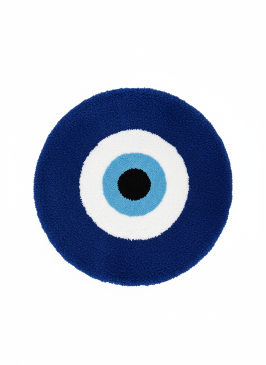 Evil eye rug