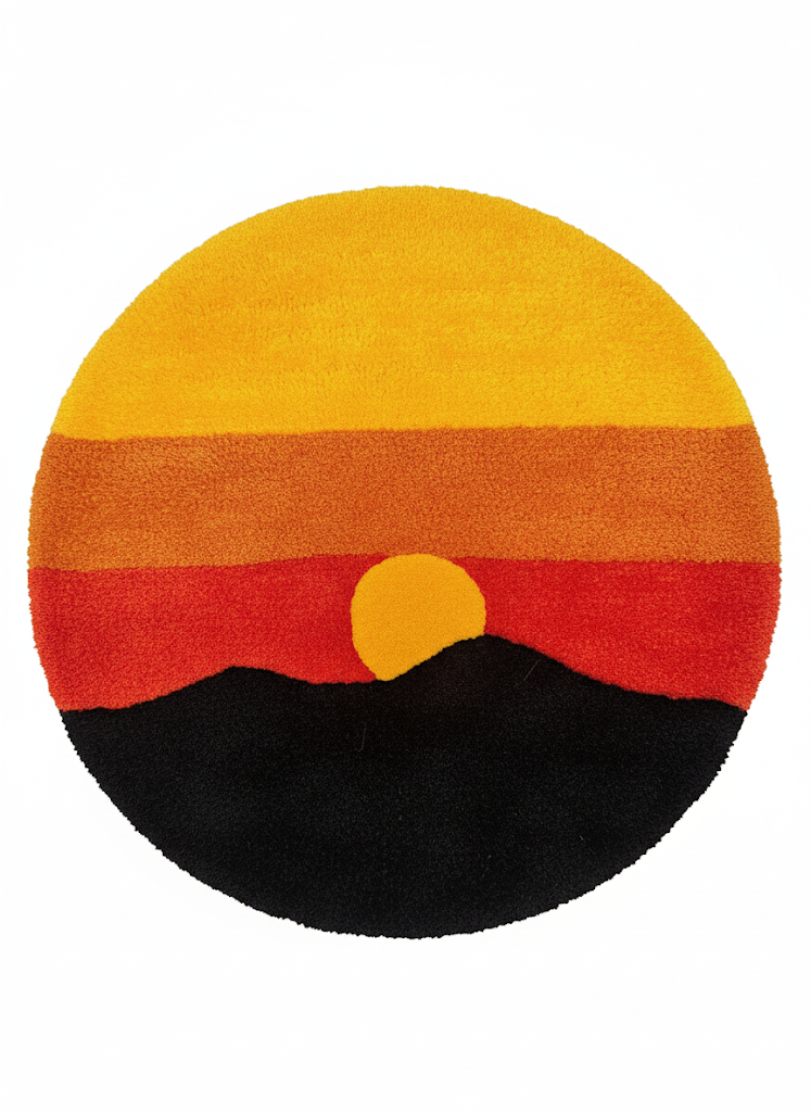 Sunset rug